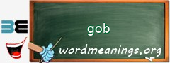 WordMeaning blackboard for gob